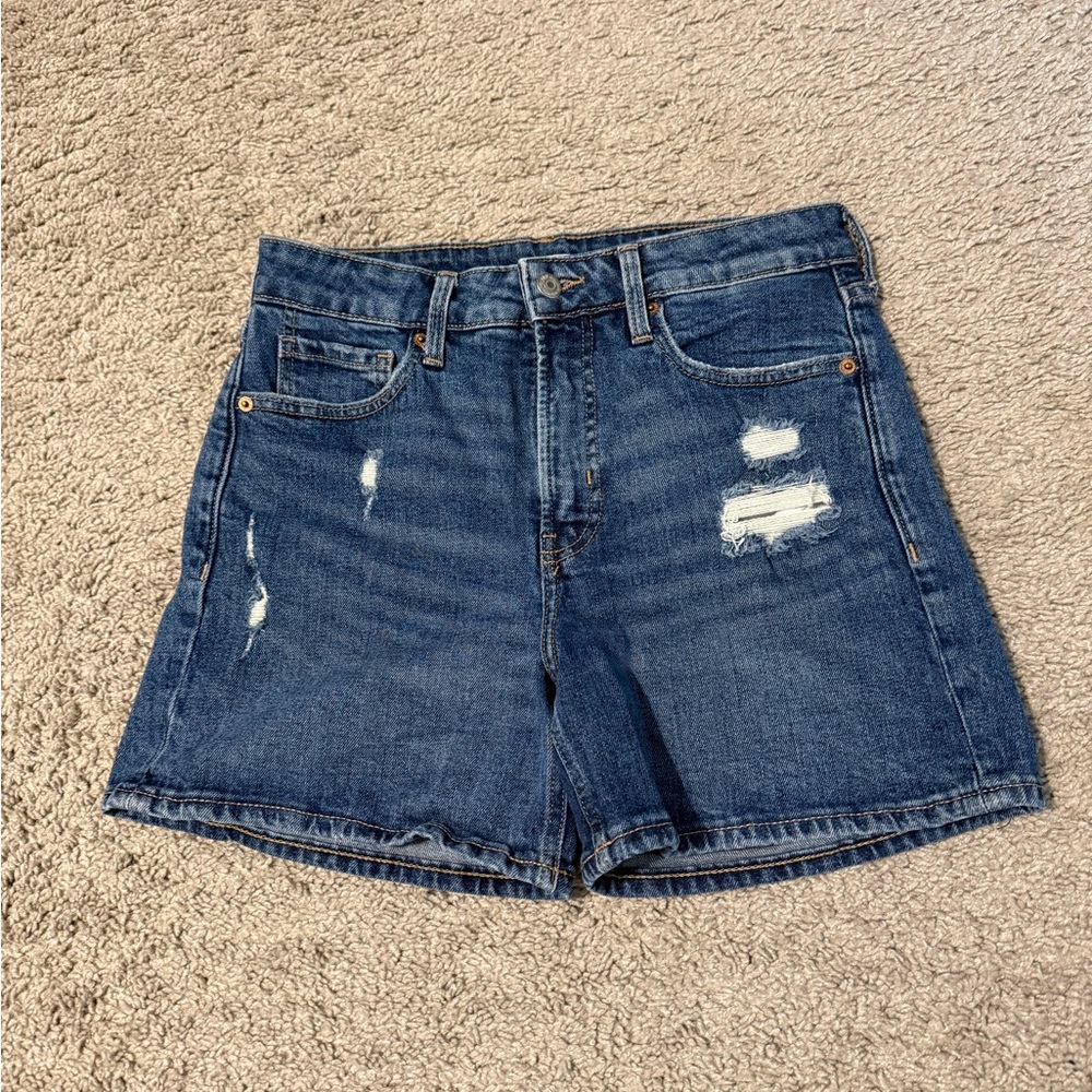 Old Navy Distressed Blue Jean Shorts